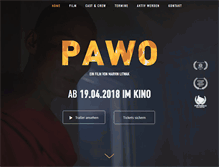 Tablet Screenshot of pawomovie.com